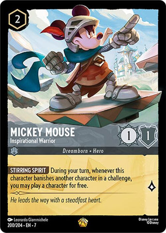 Mickey Mouse - Inspirational Warrior (200/204) [Archazia's Island]