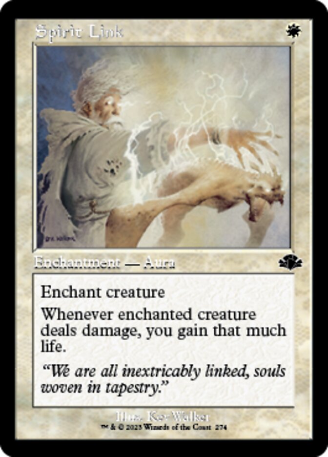 Spirit Link (Retro) [Dominaria Remastered] Foil