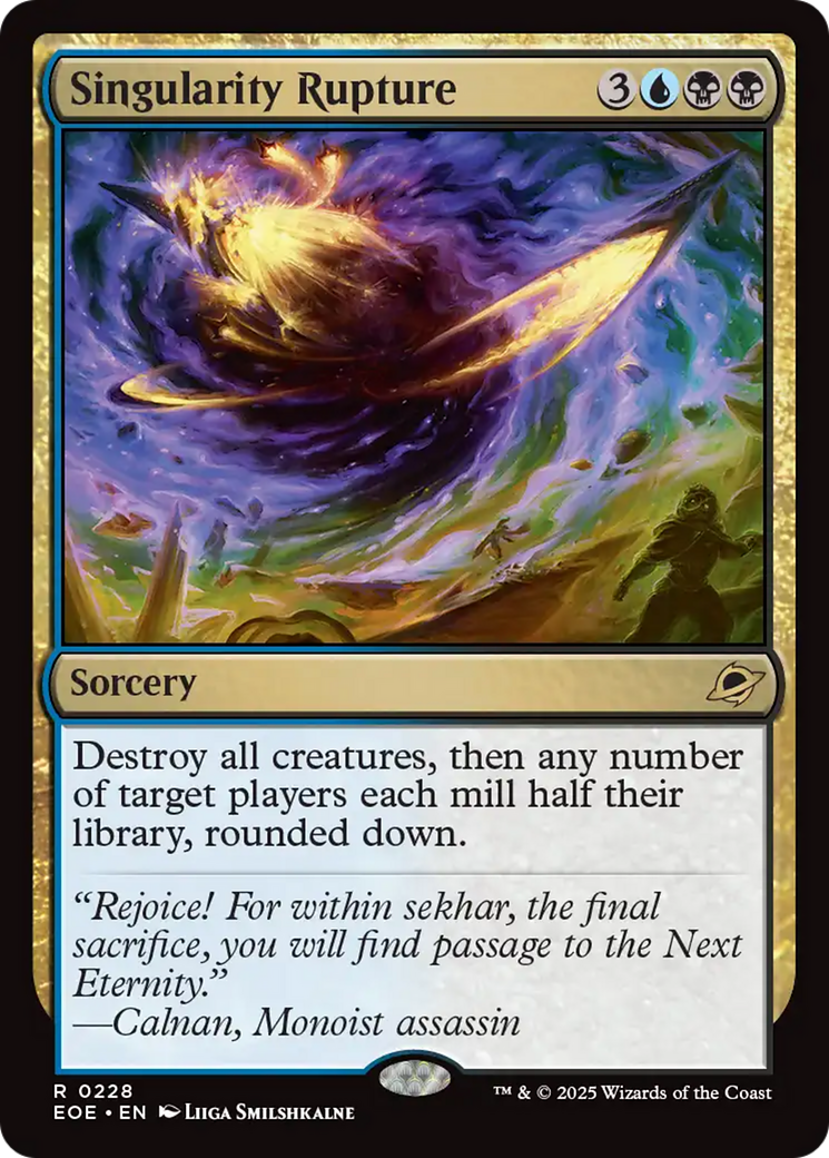 Singularity Rupture [Edge of Eternities] Foil