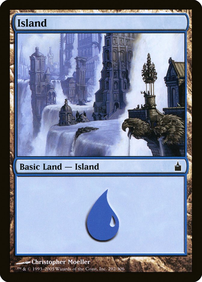 Island (292) [Ravnica: City of Guilds] Foil
