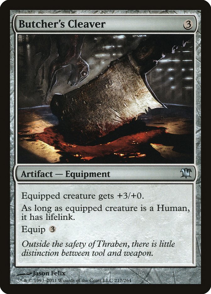 Butcher's Cleaver [Innistrad] Foil