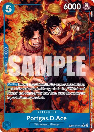 Portgas.D.Ace (TR) (OP08-052) - [Royal Blood] Foil