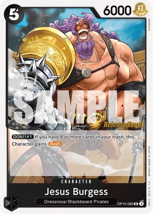 Jesus Burgess (OP10-085) - [Royal Blood Release Event Cards]