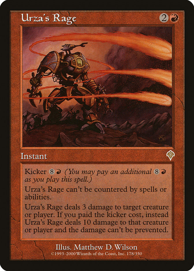 Urza's Rage [Invasion] Foil