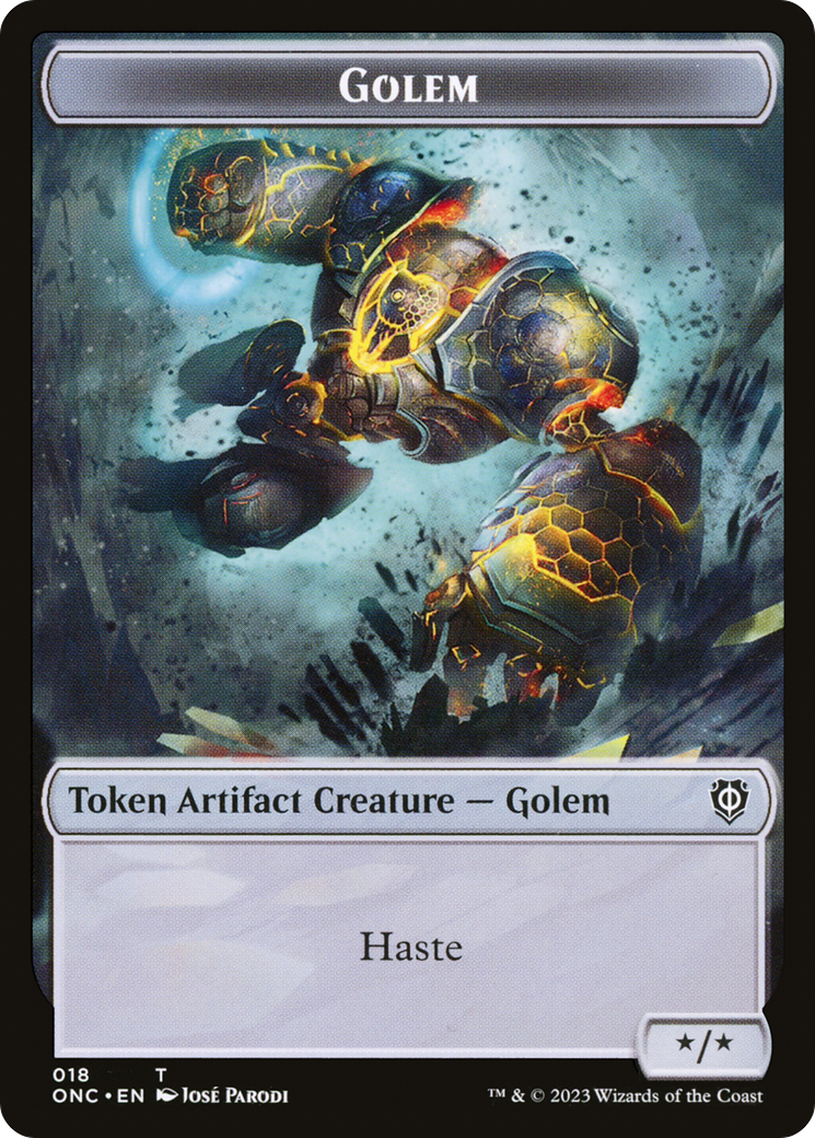 Golem  [Phyrexia: All Will Be One Commander Tokens]