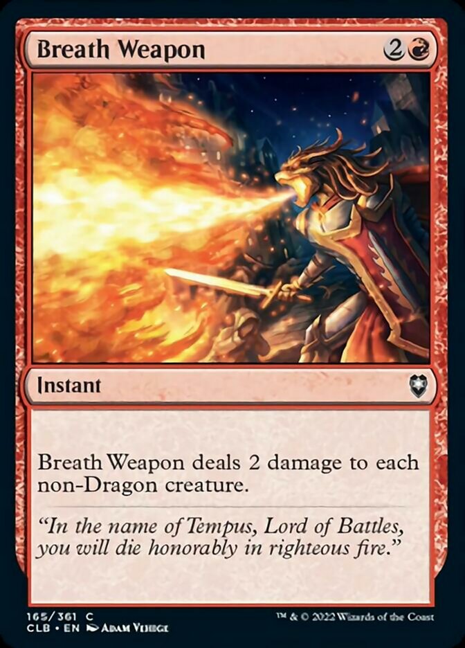 Breath Weapon [Commander Legends: Battle for Baldur's Gate] Foil