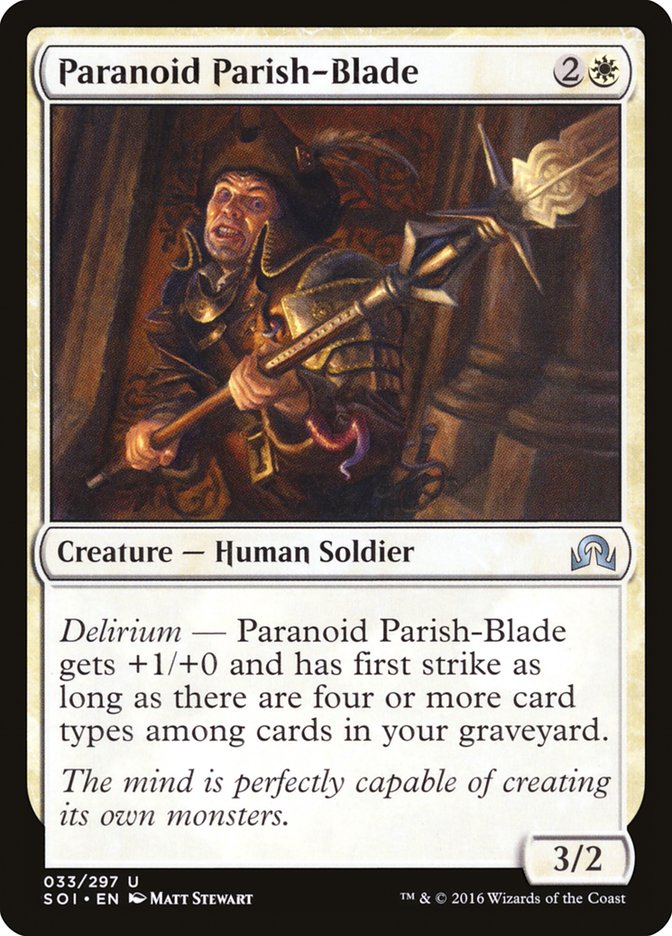 Paranoid Parish-Blade [Shadows over Innistrad] Foil