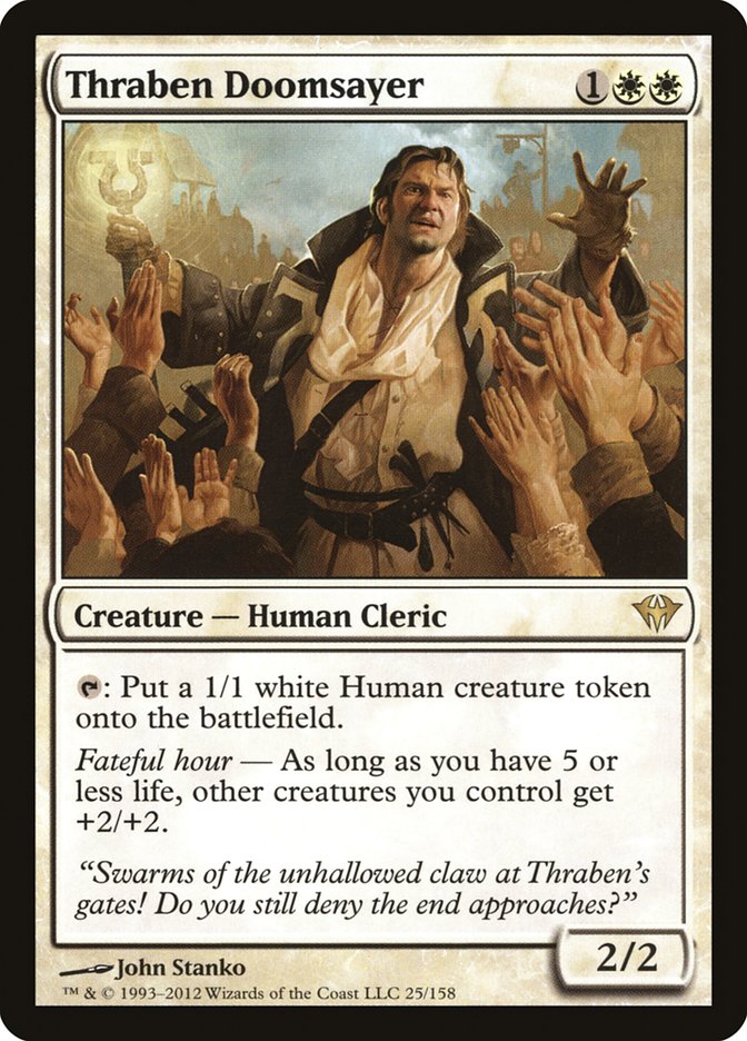 Thraben Doomsayer [Dark Ascension] Foil