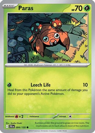 Paras (004/159) [Scarlet & Violet: Journey Together] Reverse Holofoil