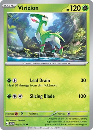 Virizion (015/159) [Scarlet & Violet: Journey Together] Reverse Holofoil