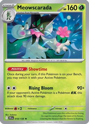 Meowscarada (018/159) [Scarlet & Violet: Journey Together] Reverse Holofoil