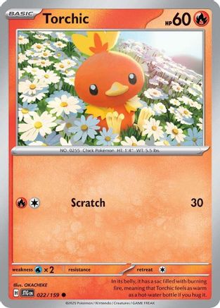 Torchic (022/159) [Scarlet & Violet: Journey Together] Reverse Holofoil