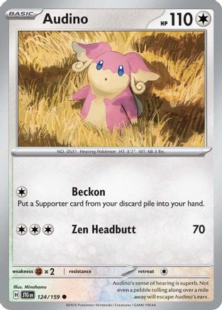 Audino (124/159) [Scarlet & Violet: Journey Together] Reverse Holofoil