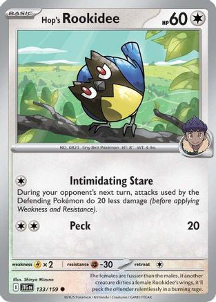 Hop's Rookidee (133/159) [Scarlet & Violet: Journey Together] Reverse Holofoil