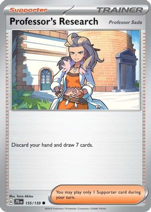 Professor's Research (155/159) [Scarlet & Violet: Journey Together] Reverse Holofoil