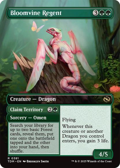 Bloomvine Regent (Borderless) [Tarkir: Dragonstorm] Foil