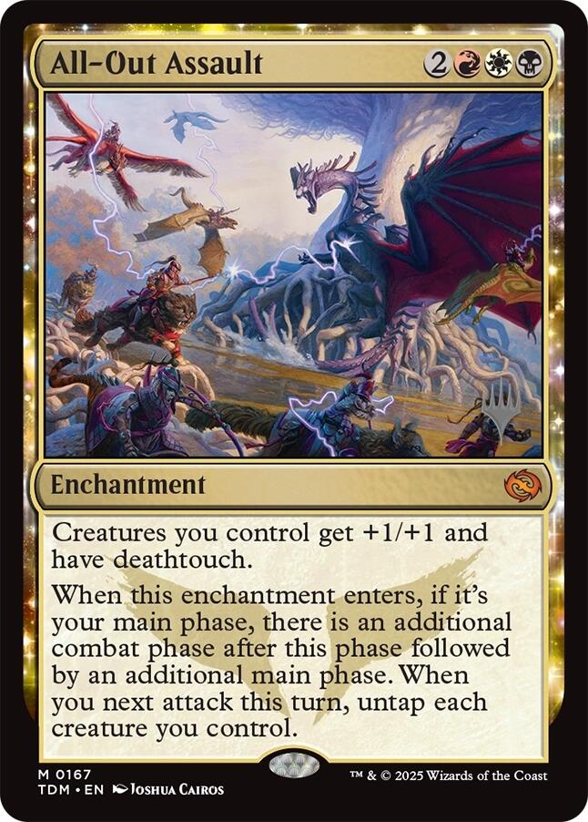 All-Out Assault [Tarkir: Dragonstorm Promos] Foil
