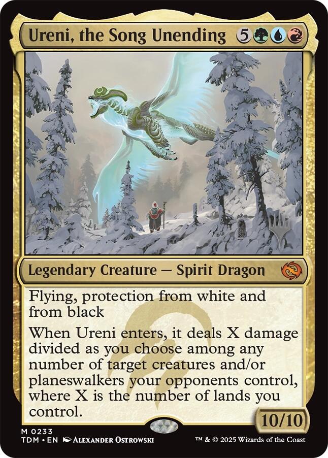 Ureni, the Song Unending [Tarkir: Dragonstorm Promos] Foil