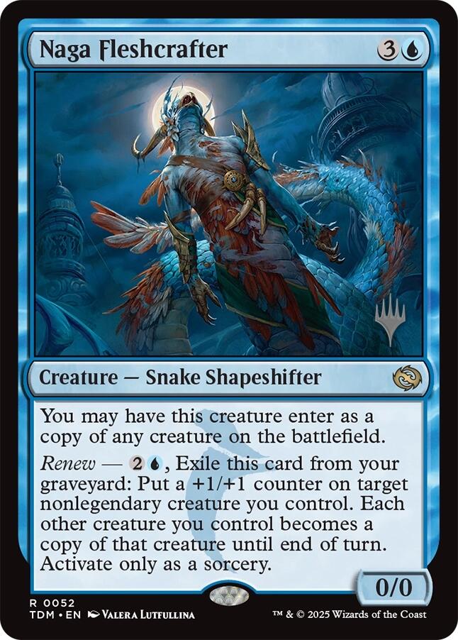 Naga Fleshcrafter [Tarkir: Dragonstorm Promos] Foil