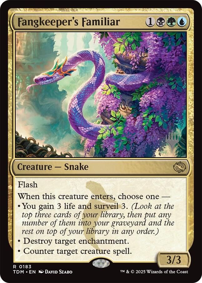 Fangkeeper's Familiar [Tarkir: Dragonstorm Promos] Foil