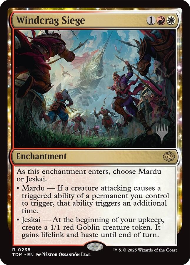 Windcrag Siege [Tarkir: Dragonstorm Promos] Foil
