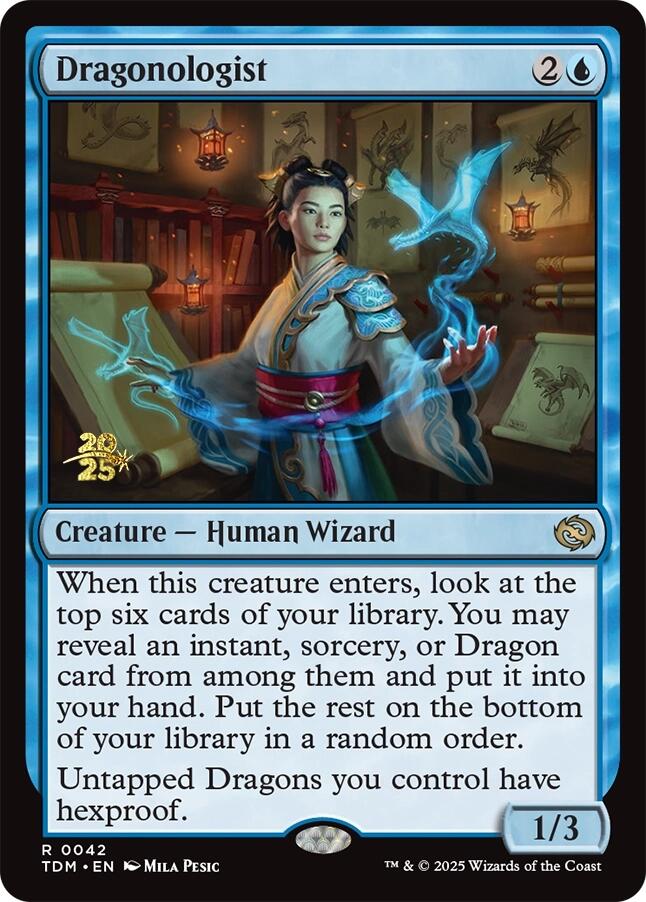 Dragonologist [Tarkir: Dragonstorm Prerelease Promos] Foil