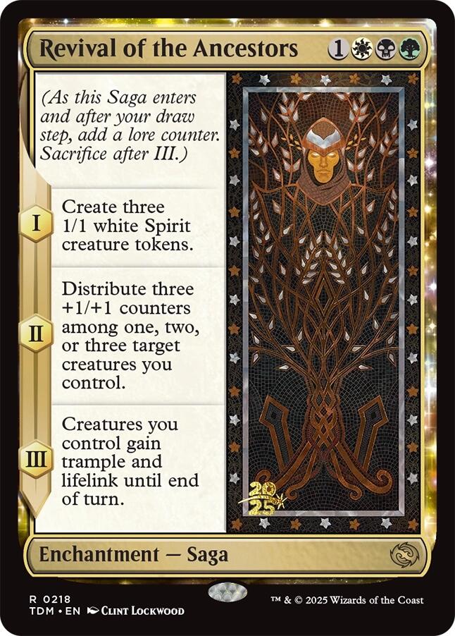 Revival of the Ancestors [Tarkir: Dragonstorm Prerelease Cards] Foil