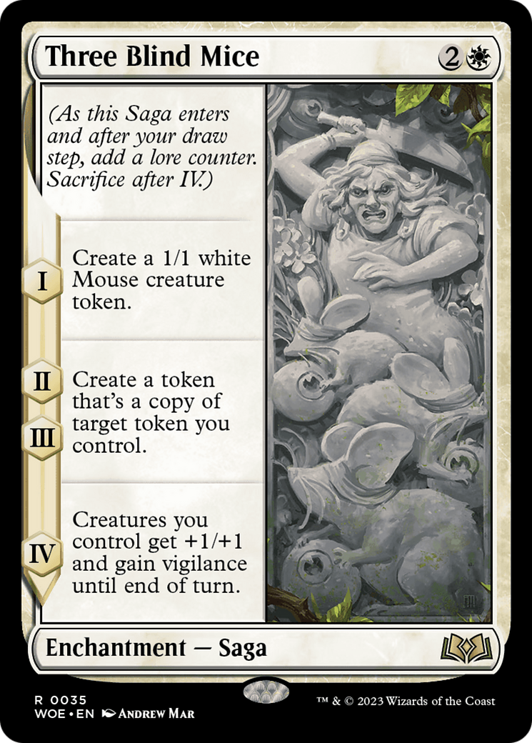Three Blind Mice [Wilds of Eldraine] Foil