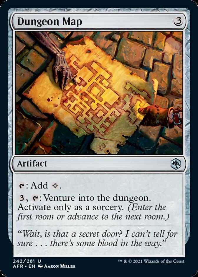 Dungeon Map [Dungeons & Dragons: Adventures in the Forgotten Realms] Foil
