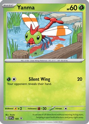 Yanma (185) [Scarlet & Violet: Black Star Promos]