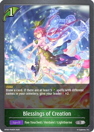 Blessings of Creation - P04EN (Foil)