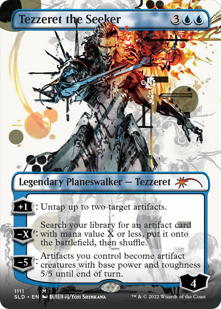 Tezzeret the Seeker (Japanese Borderless) [Secret Lair Drop Series] Foil