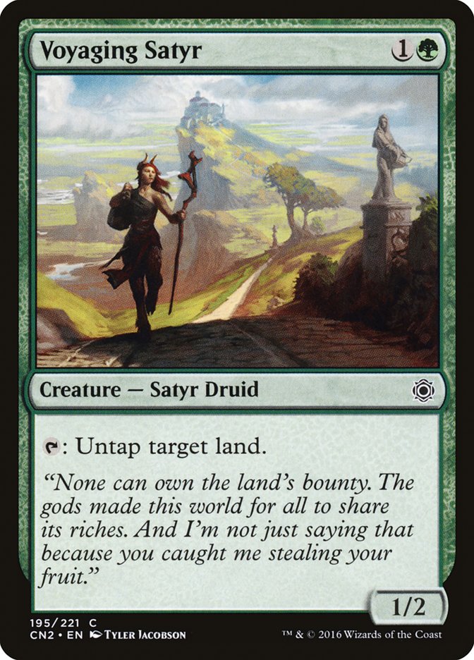 Voyaging Satyr [Conspiracy: Take the Crown] Foil