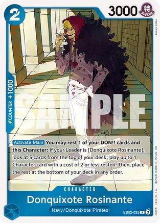 Donquixote Rosinante (EB02-025) - [Extra Booster: Anime 25th Collection] Foil