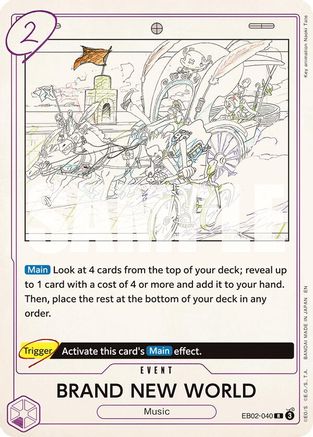 BRAND NEW WORLD (EB02-040) - [Extra Booster: Anime 25th Collection] Foil