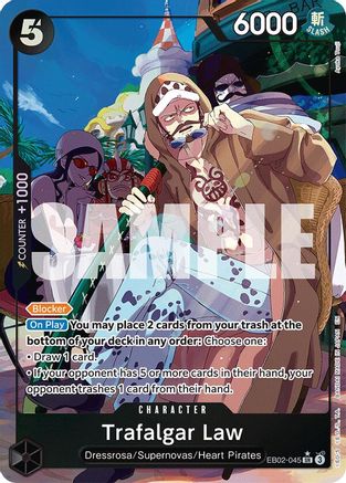 Trafalgar Law (Alternate Art) (EB02-045) - [Extra Booster: Anime 25th Collection] Foil