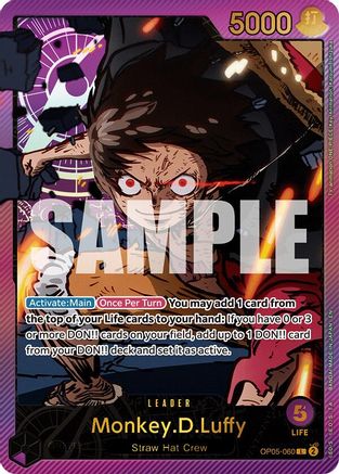 Monkey.D.Luffy (SPR) (OP05-060) - [Extra Booster: Anime 25th Collection] Foil