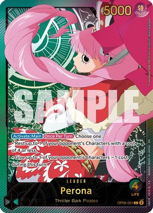 Perona (SPR) (OP06-021) - [Extra Booster: Anime 25th Collection] Foil