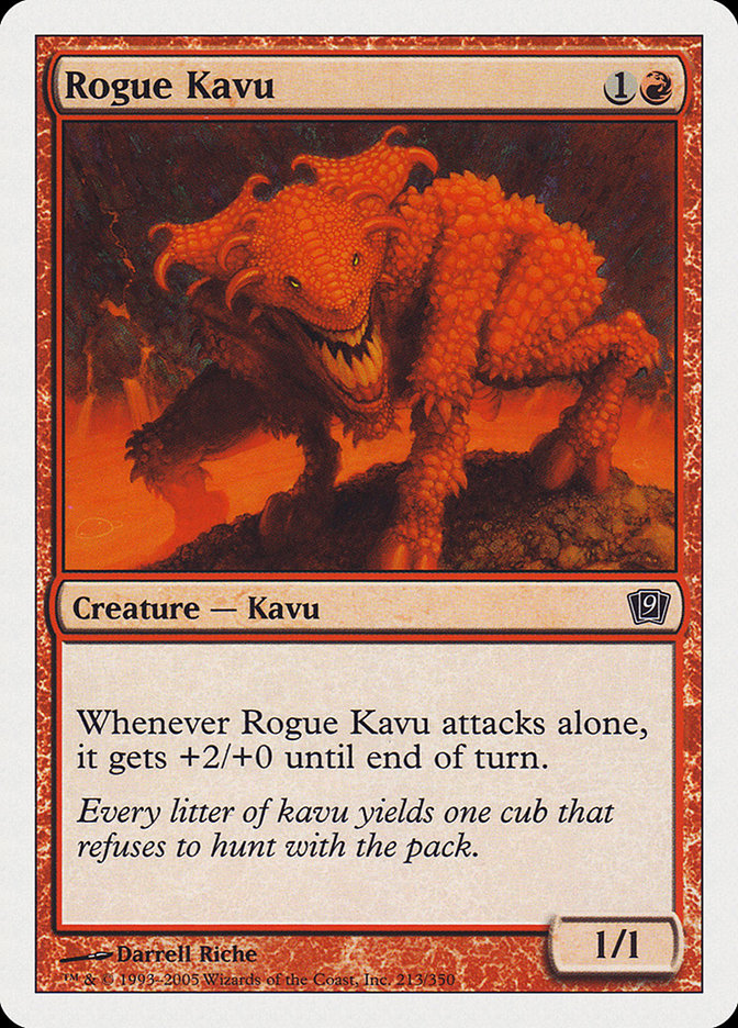 Rogue Kavu [Ninth Edition] Foil
