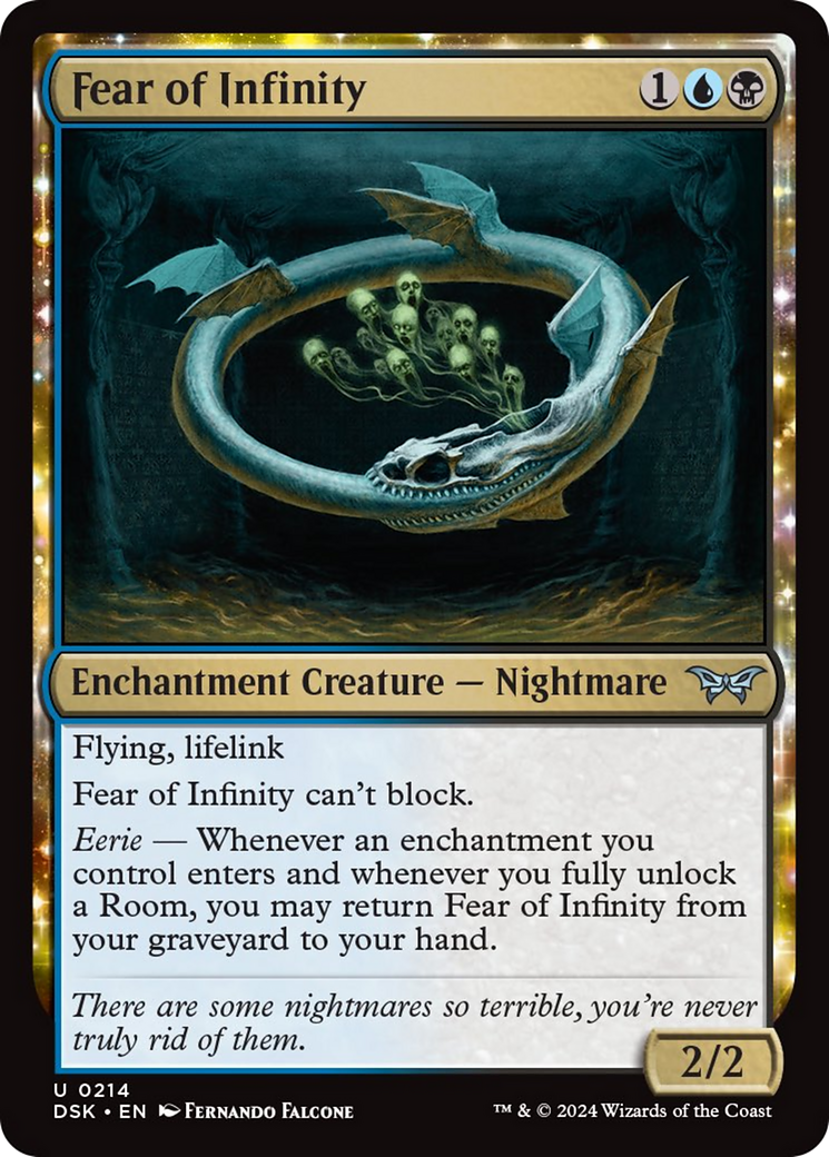 Fear of Infinity [Duskmourn: House of Horror] Foil