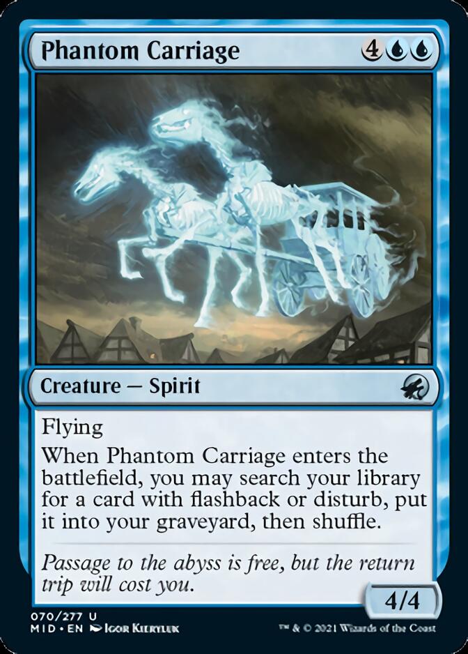 Phantom Carriage [Innistrad: Midnight Hunt] Foil