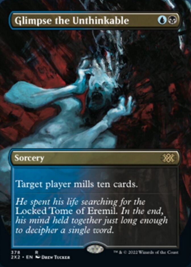 Glimpse the Unthinkable (Borderless Alternate Art) [Double Masters 2022] Foil