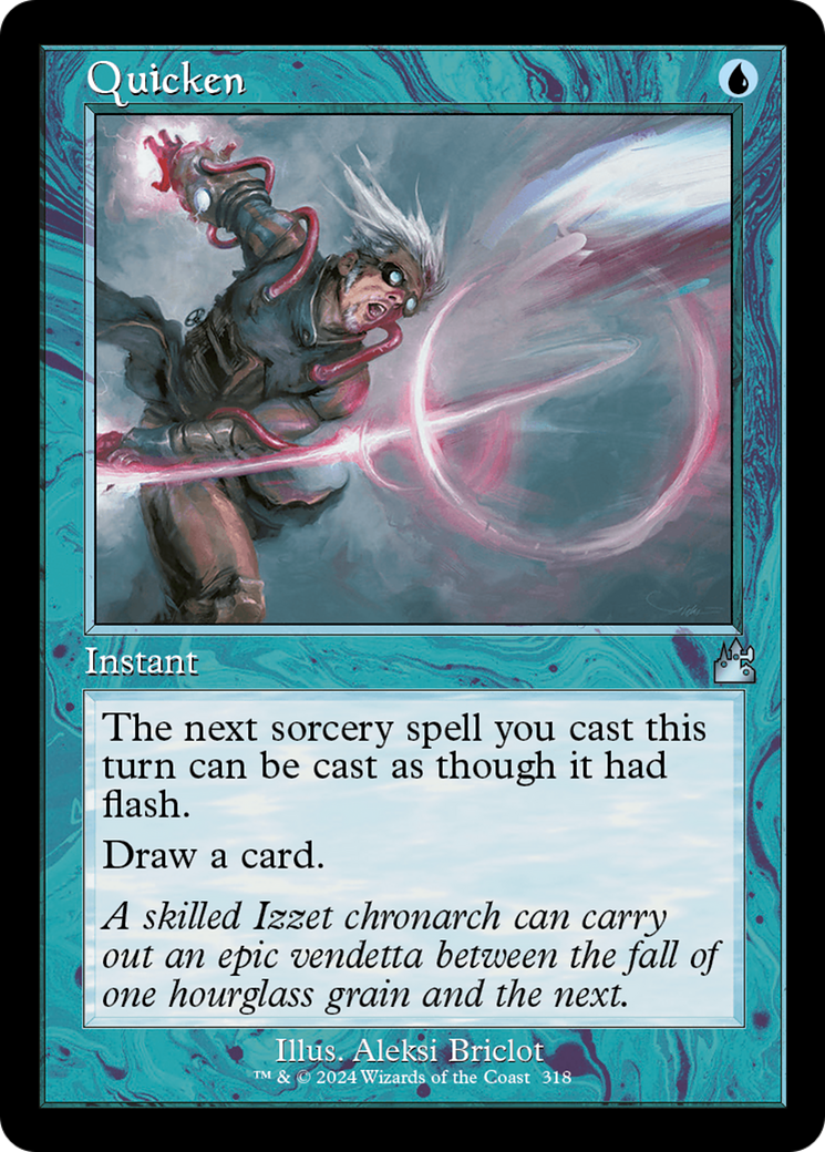 Quicken (Retro Frame) [Ravnica Remastered] Foil