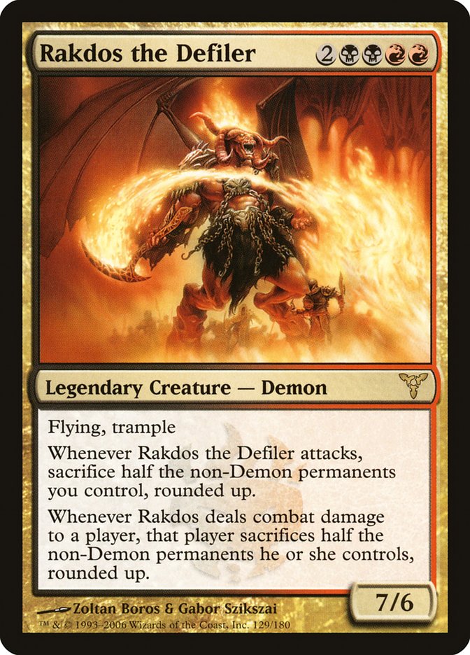 Rakdos the Defiler [Dissension] Foil