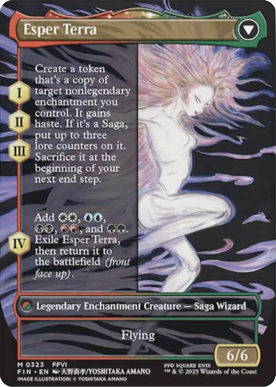 Terra, Magical Adept // Esper Terra (Borderless) [FINAL FANTASY] Foil