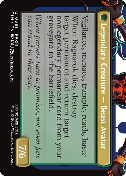 Fang, Fearless l'Cie (Borderless) [FINAL FANTASY] Foil