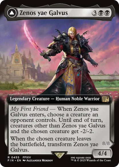 Zenos yae Galvus // Shinryu, Transcendent Rival (Extended Art) [FINAL FANTASY] Foil