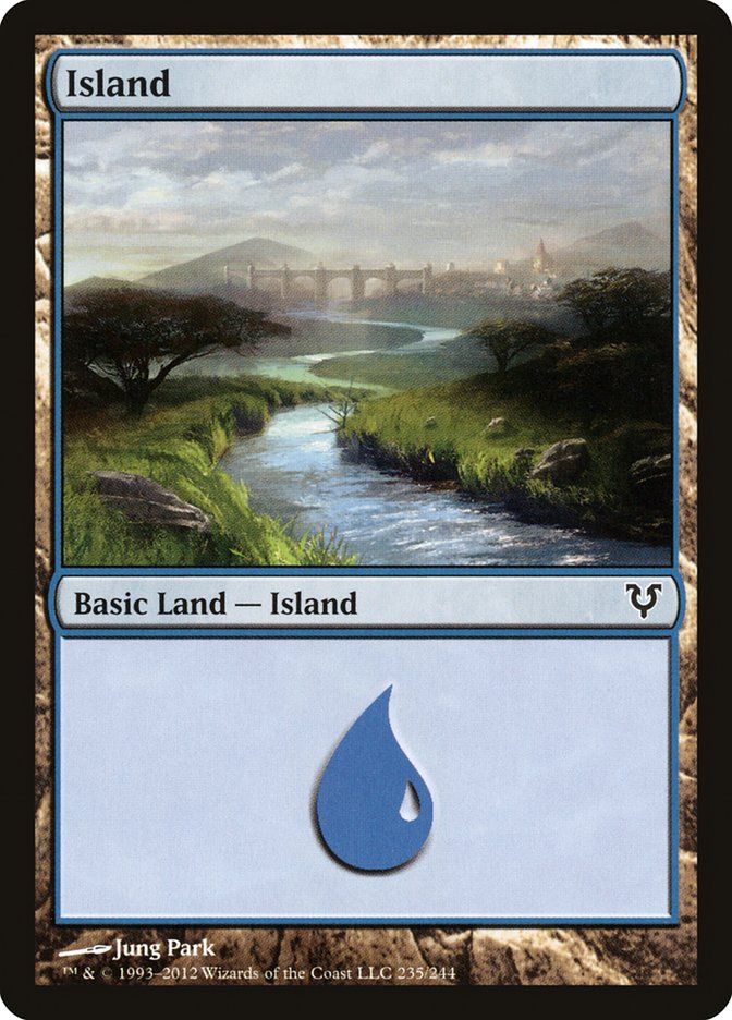 Island (235) [Avacyn Restored] Foil