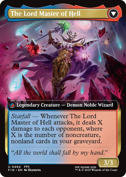 The Emperor of Palamecia // The Lord Master of Hell (Extended Art) [FINAL FANTASY] Foil