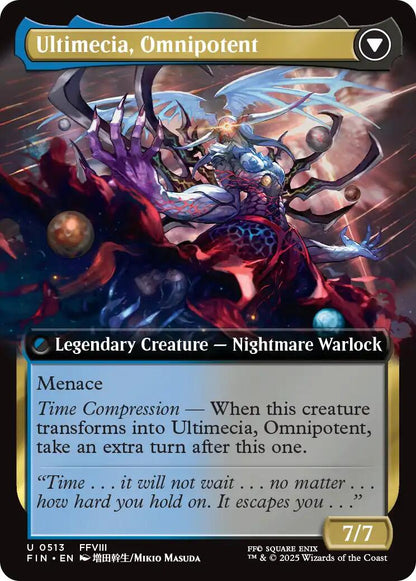 Ultimecia, Time Sorceress // Ultimecia, Omnipotent (Extended Art) [FINAL FANTASY] Foil